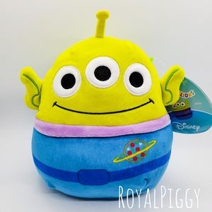 Squishmallow Alien Toy Story Disney Pixar 7.5" Kellytoy Soft Plush